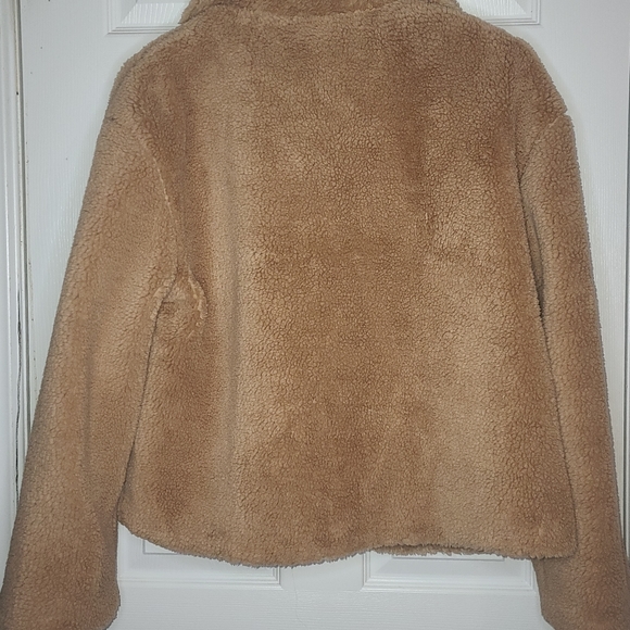 NWT Everly Camel Teddy Coat - Picture 5 of 6